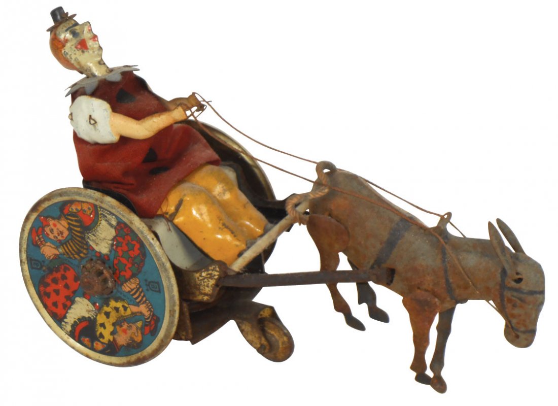 Toy, Bulky Mule, litho on tin wind-up by Lehman, VG: Toy, Bulky Mule, litho on tin wind-up by Lehman, VG working cond, 5"H x 7.5"L.