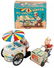 Toy ice cream vendors (2), Yonezawa tin wind-up monkey