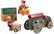 Toy ice cream vendors (3), Gong Bell wooden pull-toy