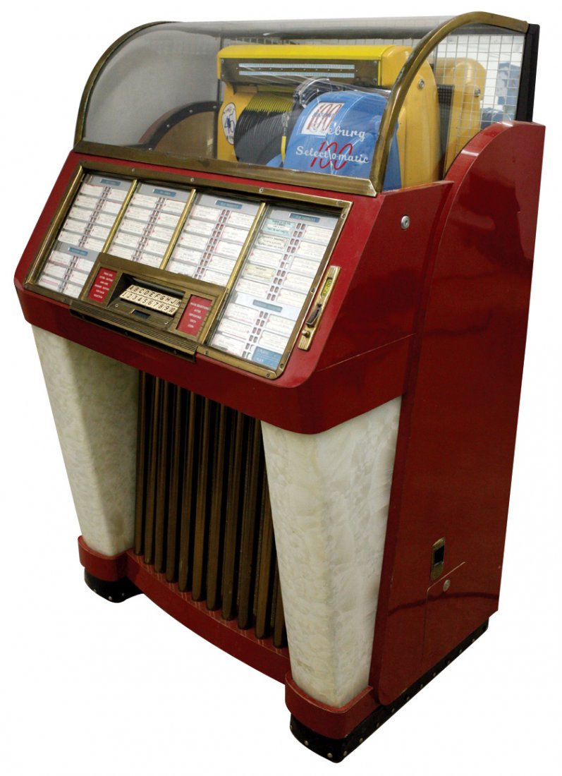 Coinoperated jukebox, Seeburg Selectomatic 100, Exc Nov 01, 2014
