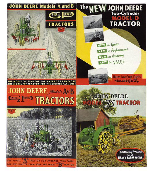 John Deere brochures (4), GP Models A & B, 40 pgs, (1 of 1)