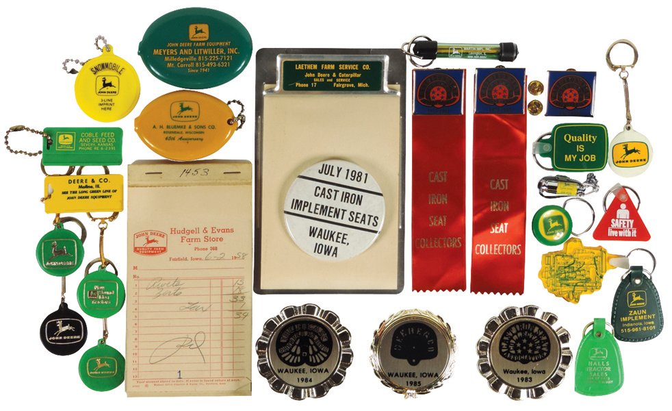 John Deere & Cast Iron Seat Collectors adv items (29), (1 of 1)