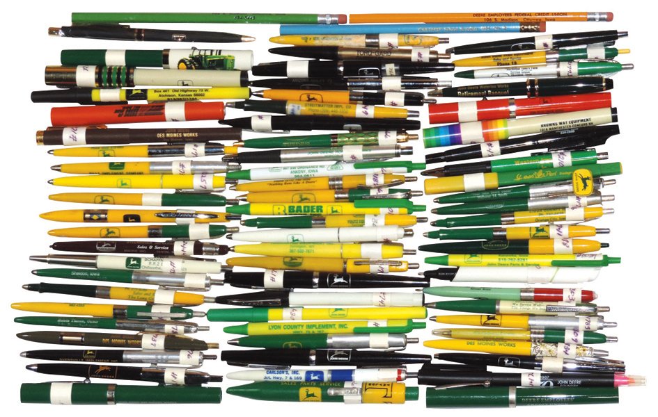John Deere pens, pencils & markers (approx 75), (1 of 1)