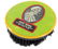 John Deere clothes brush, round celluloid brush w/bust