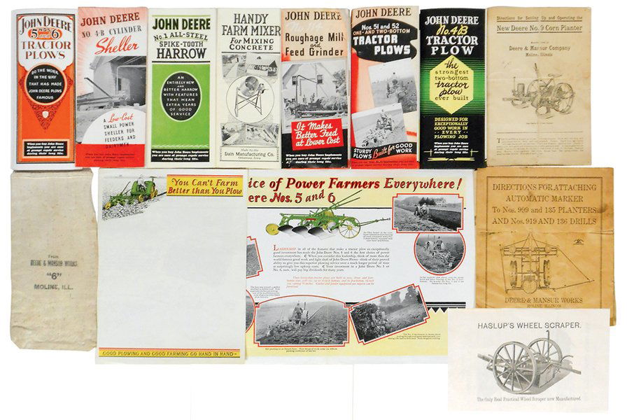 John Deere product brochures & bag (13), 5 Tractor (1 of 1)