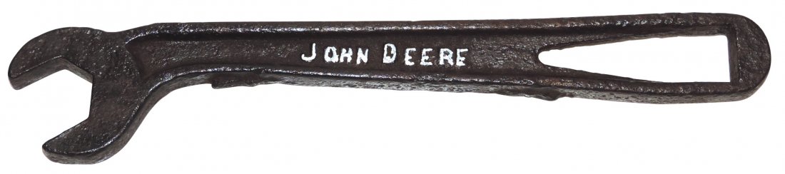 John Deere King Corn Silo wrench, embossed cast iron, (1 of 1)