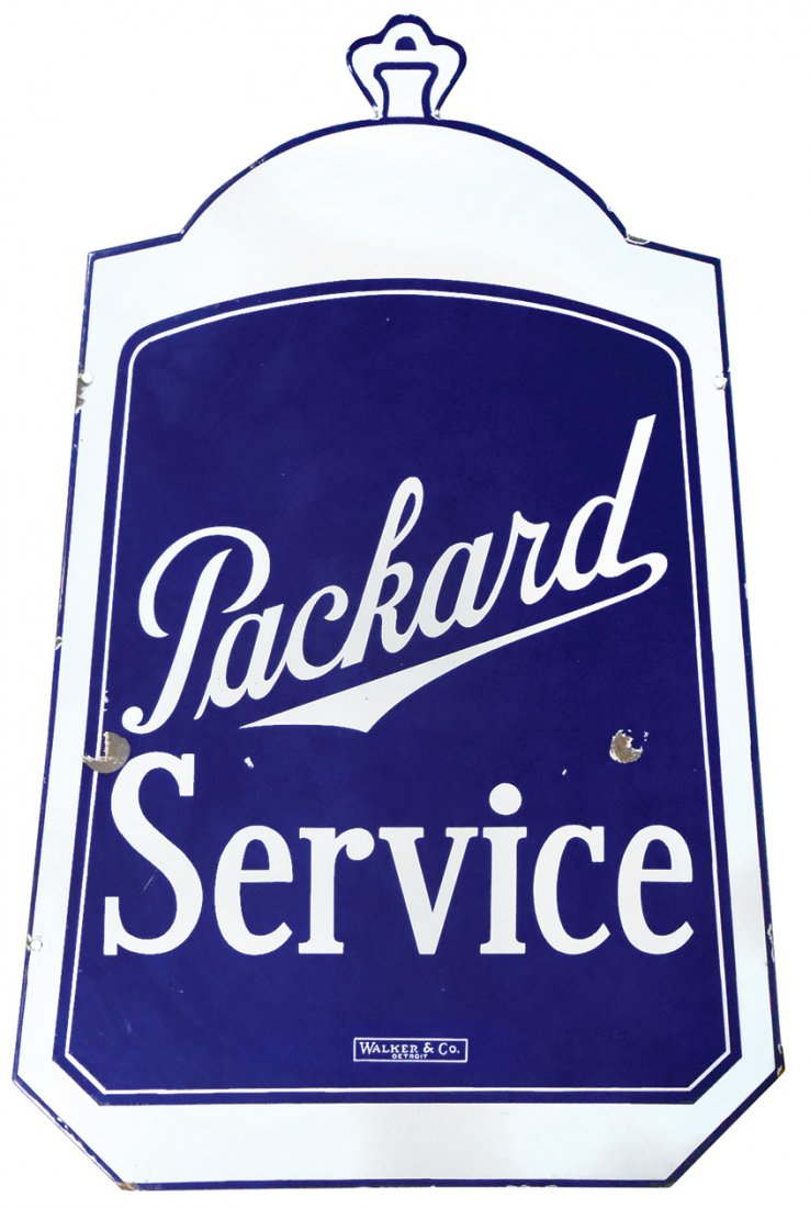 Automotive sign, Packard Service, double-sided (1 of 2)