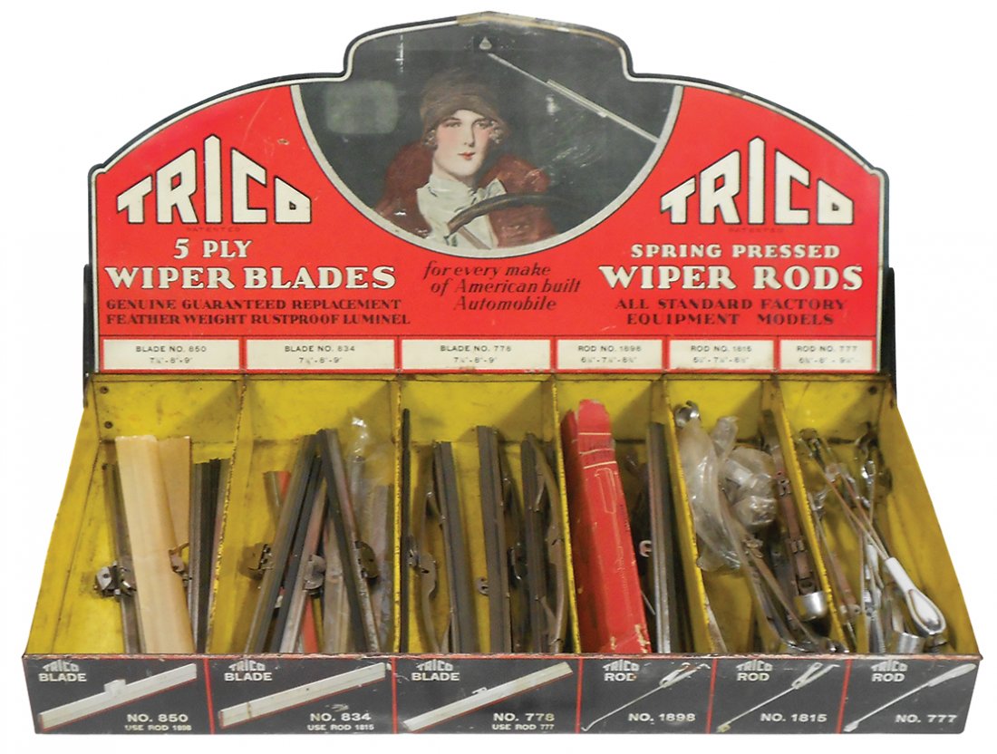 Automotive display, Trico Wiper Blades, litho on metal (1 of 1)