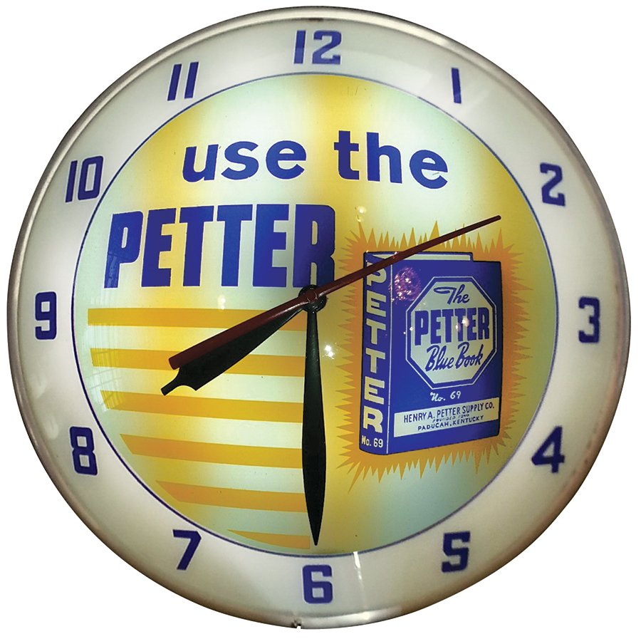 Automotive clock, use the Petter Blue Book, from the (1 of 1)