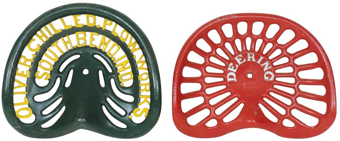 Tractor seats (2), Oliver Chilled Plow Works-South (1 of 1)