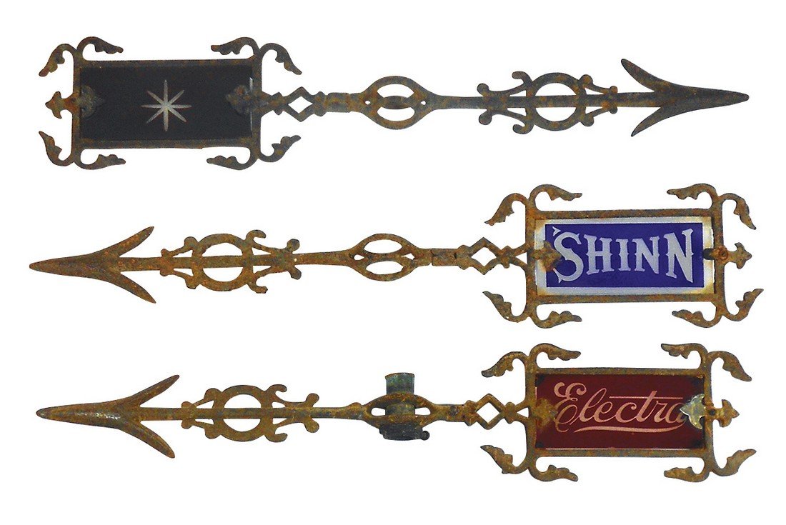 Weathervane arrows w/ glass inserts (3), "Electra", VG+ (1 of 1)