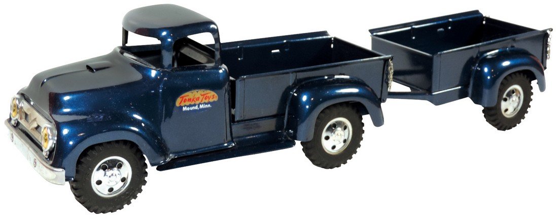 Toy truck & trailer, Tonka Toys-Mound, MN,1957 Ford, (1 of 1)