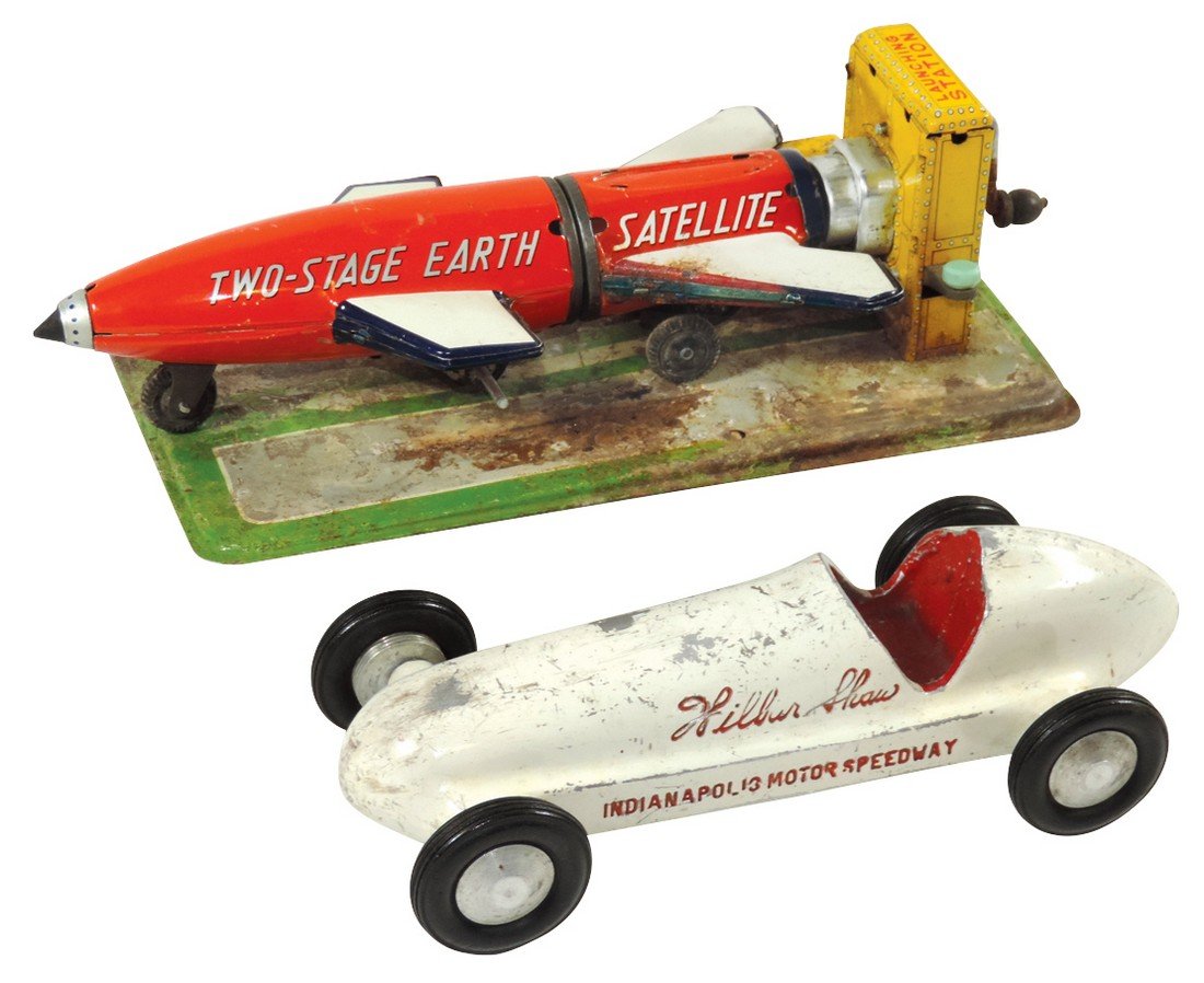 Toy rocket & race car (2), Linemar Two-Stage Earth (1 of 1)