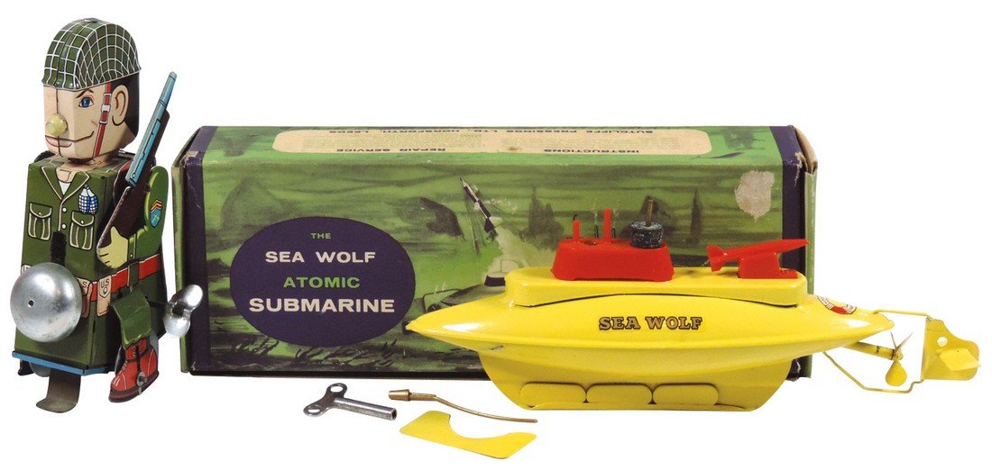 Toy submarine & soldier (2), Sea Wolf Atomic Submarine (1 of 1)