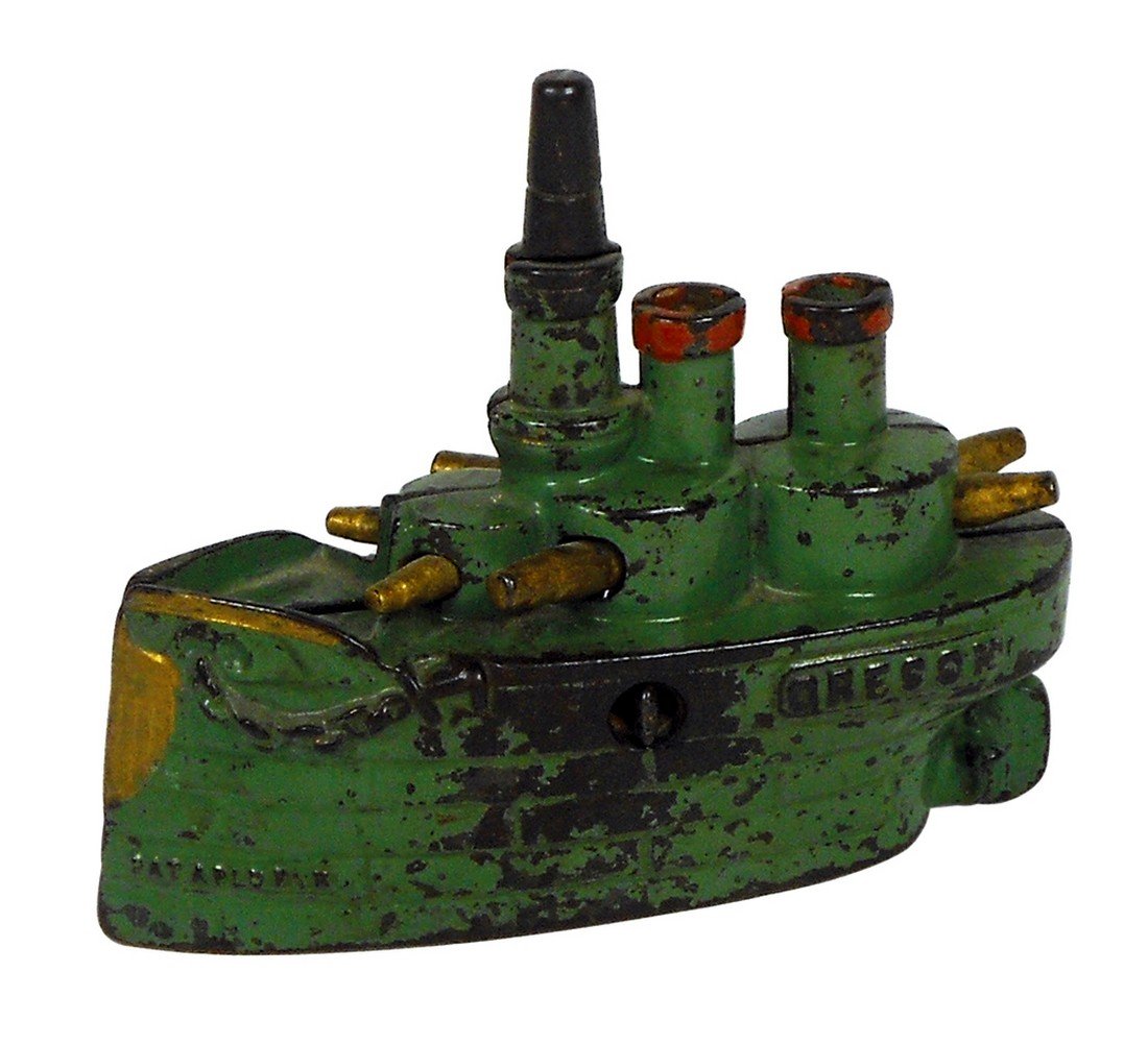 Still bank, Oregon (large), mfgd by J. &  E. Stevens, (1 of 1)