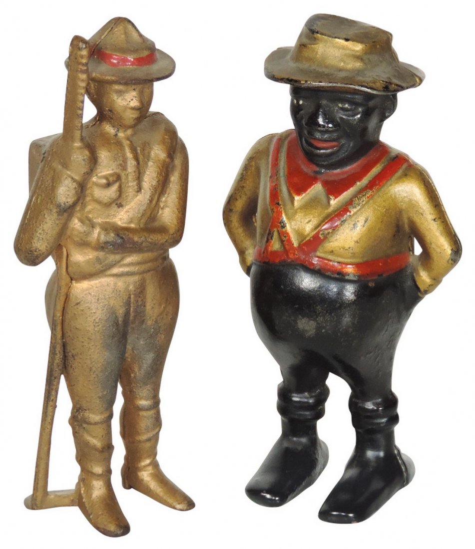 Still banks (2), Darkey Sharecropper, VG+ cond, 5.5"H & (1 of 1)