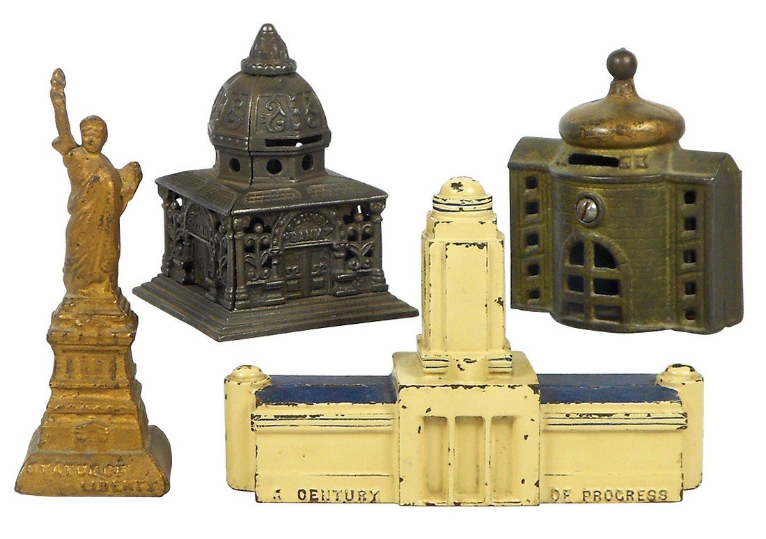 Still banks (4), Century of Progress Chicago 1934, VG+ (1 of 1)