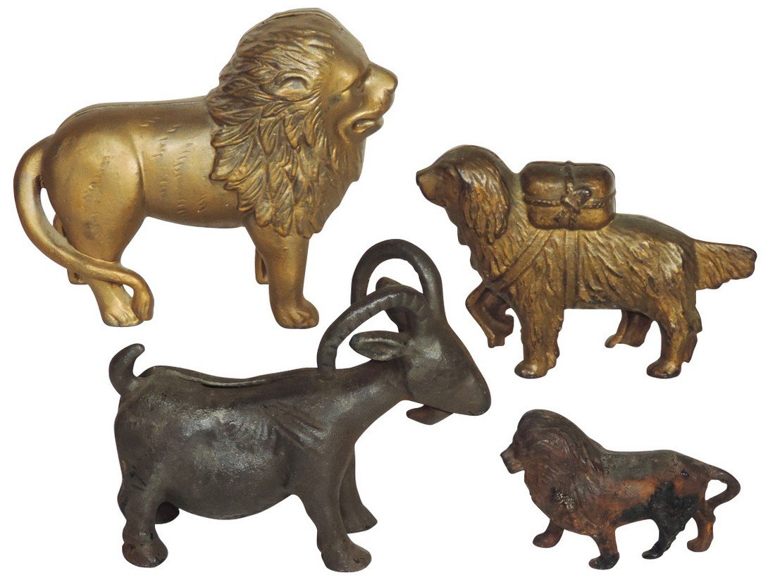 Still banks (4), St. Bernard w/backpack, VG+ cond, (1 of 1)