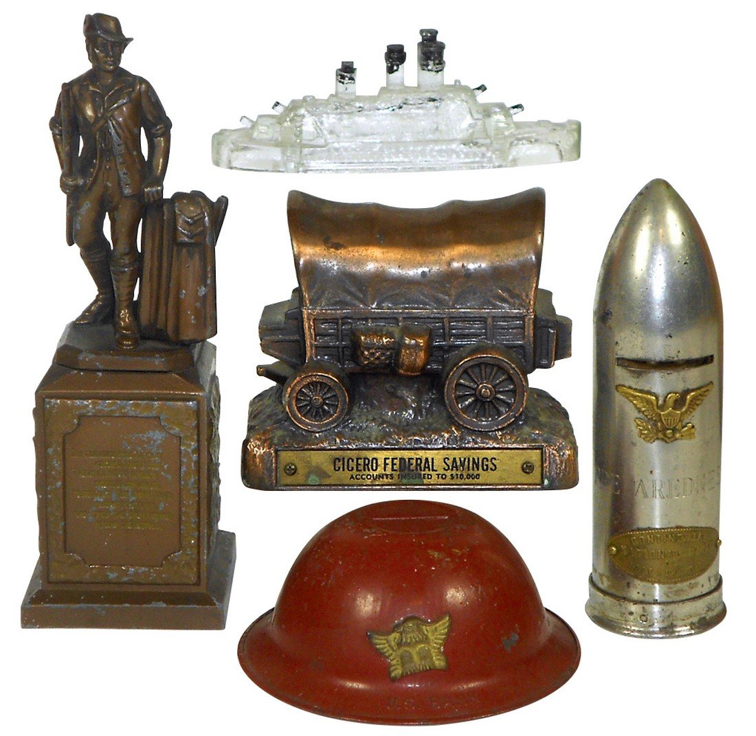 Still banks, etc. (5), American soldier on pedestal (1 of 1)