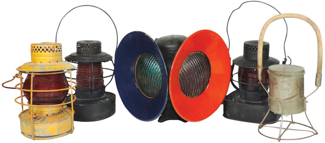 Lanterns (5), Adlake Model 1264 w/3 lenses & porcelain (1 of 1)