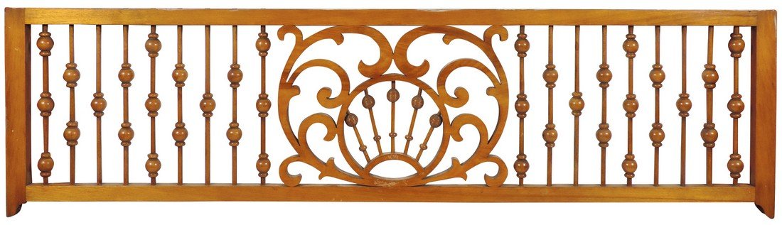 Architectural fretwork, stick & ball w/ornate center, (1 of 1)