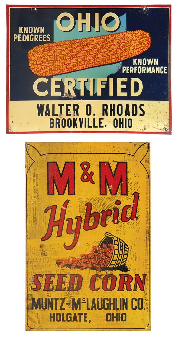 Seed signs (2), Ohio Certified, Walter O. (1 of 1)