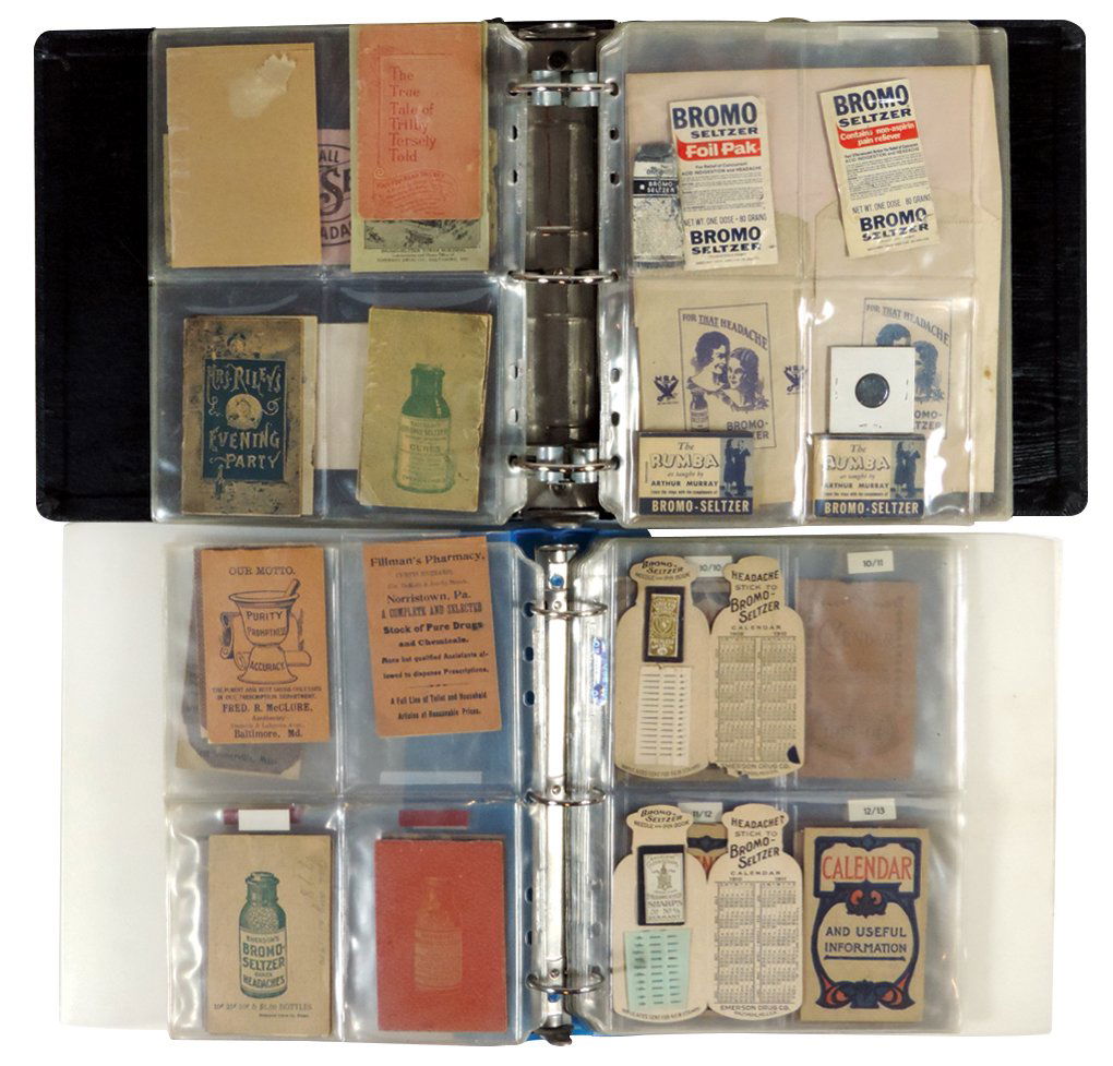 Drug store Bromo-Seltzer miscellany (2 albums), trade (1 of 1)
