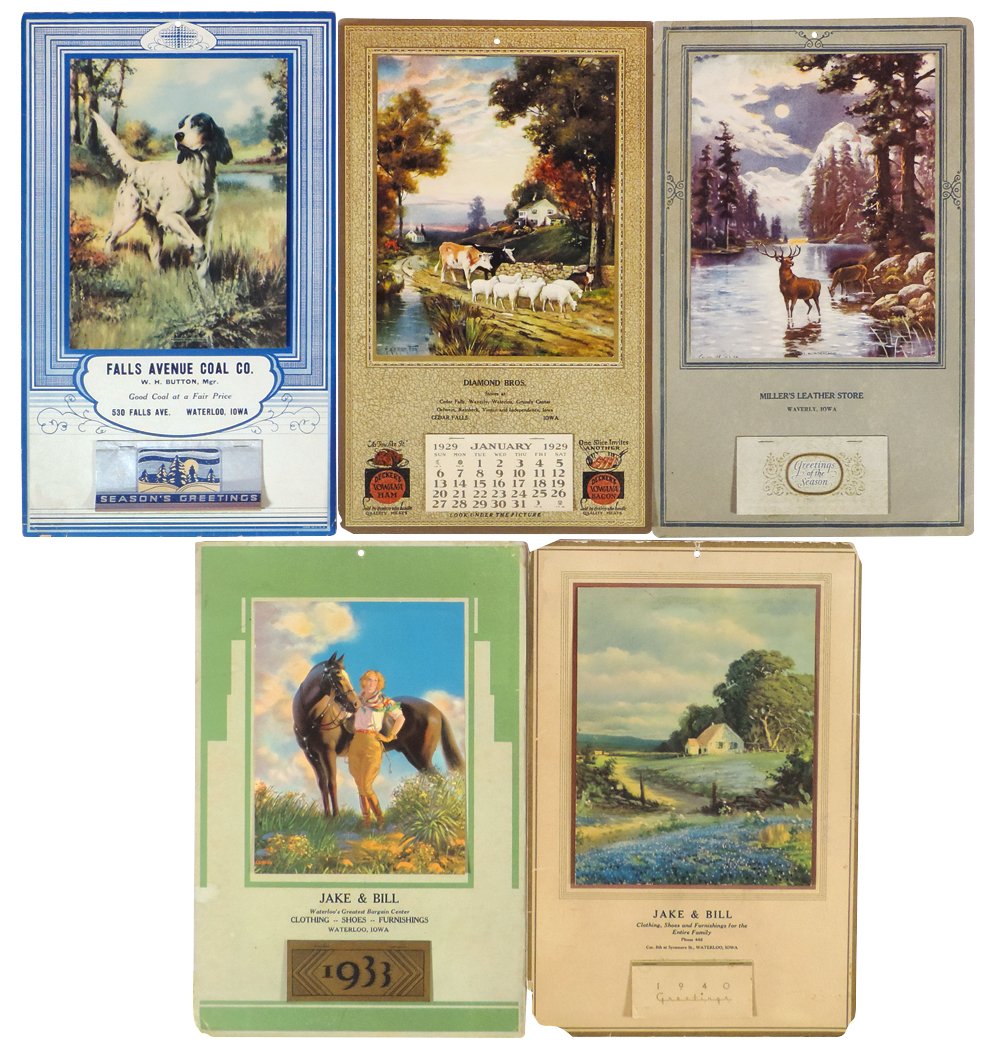 Advertising calendars (5), 1928 Miller's Leather (1 of 1)