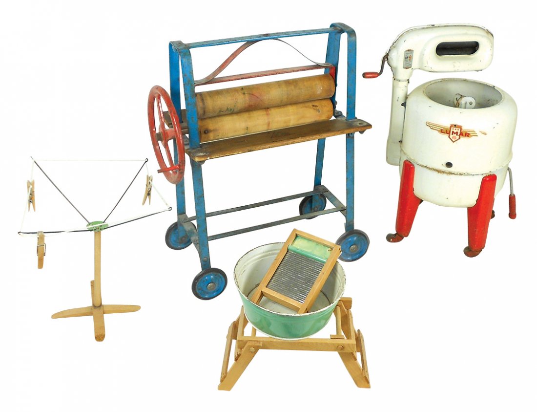 Toys, laundry (6), Lumar washing machine w/wringer, (1 of 1)
