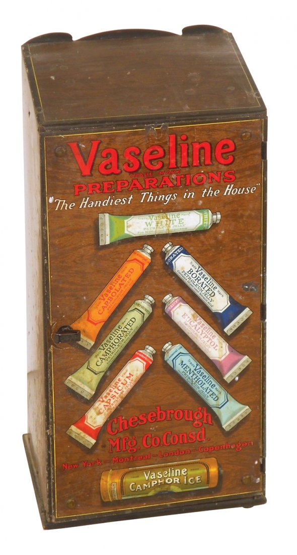 Drug store countertop display, Vaseline Preparations, (1 of 2)