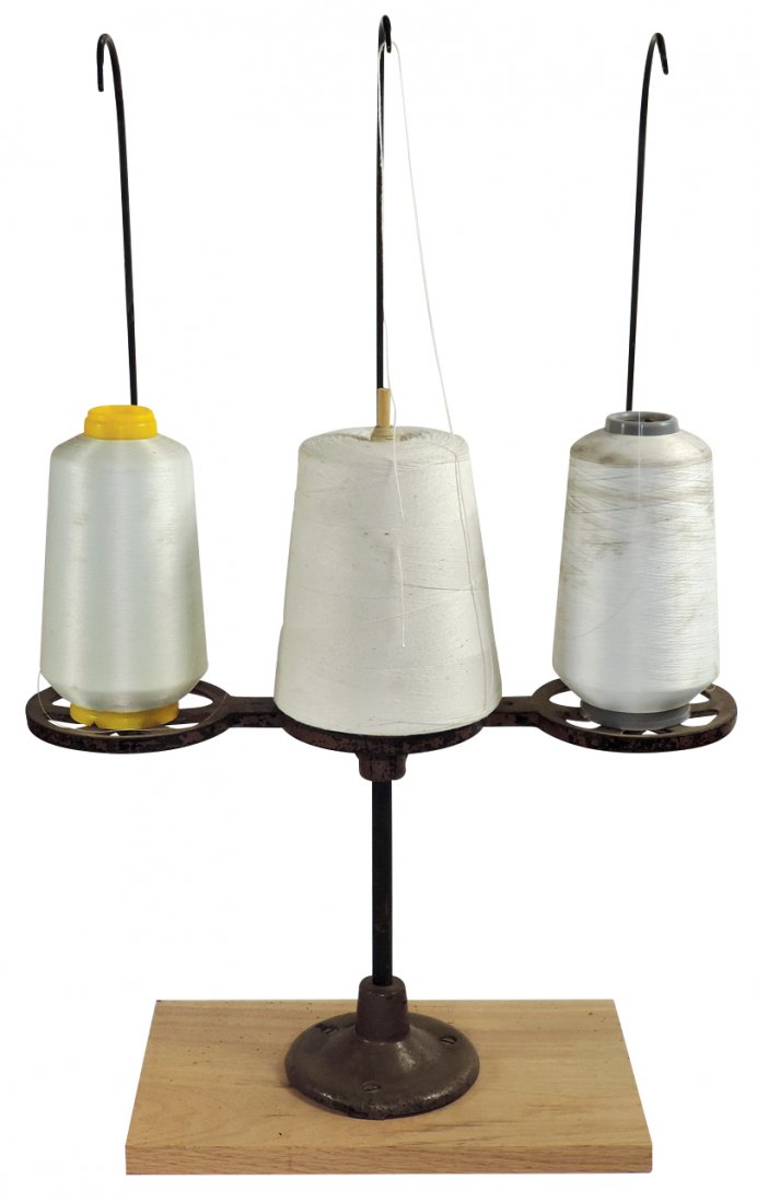 Country store string holder w/cast iron base, complete (1 of 1)