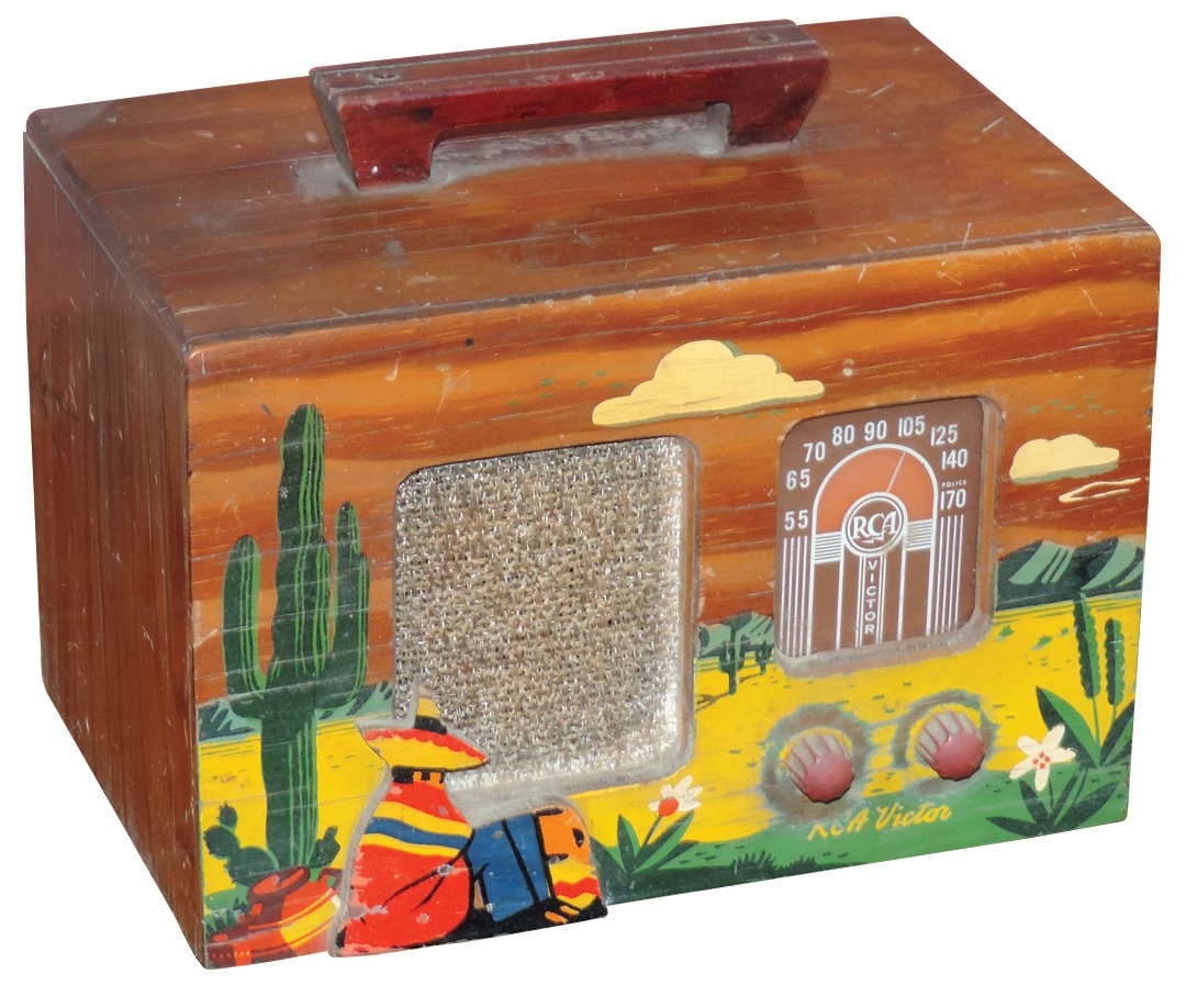 Radio, RCA Victor Model 40X53, "La Siesta," wood (1 of 1)