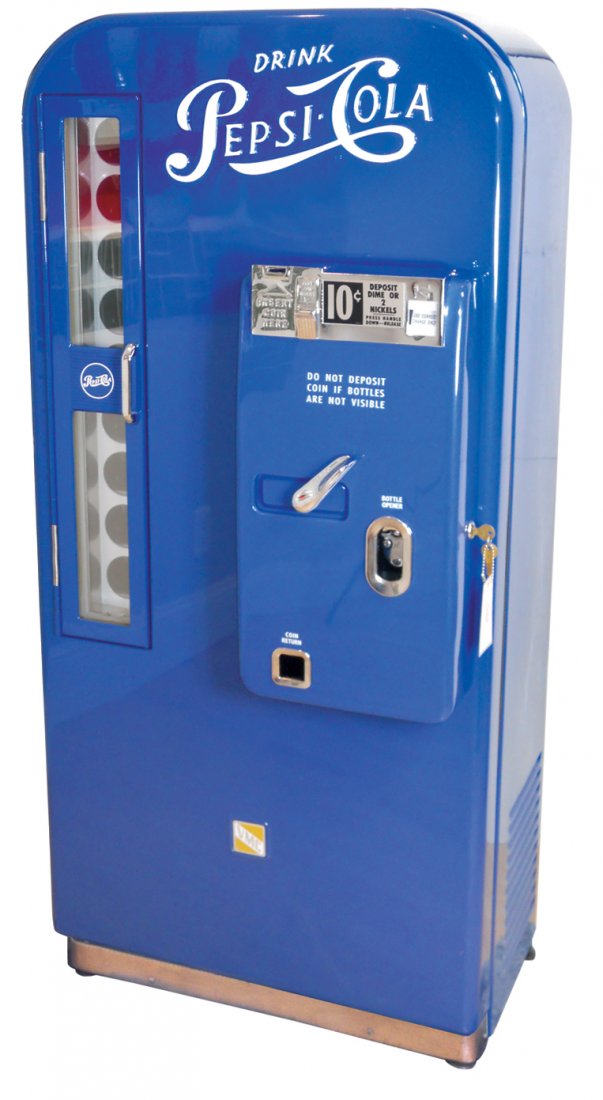 Pepsi-Cola vending machine, Vendo 81A, 10 cent, Rare,