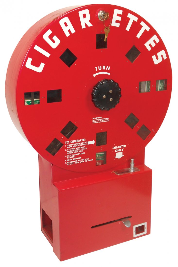 Coin-operated cigarette machine, Dial A Smoke, mfgd by (1 of 1)