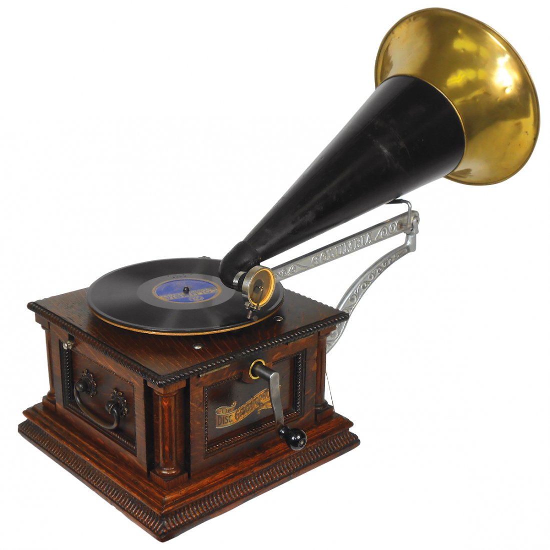 Music, Columbia Disc Graphophone, AH style, front-mount (1 of 1)