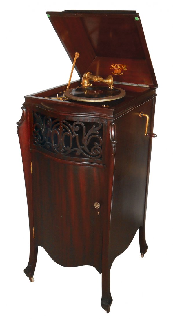 Music, Sonora Intermezzo Disc phonograph w/orig index (1 of 1)