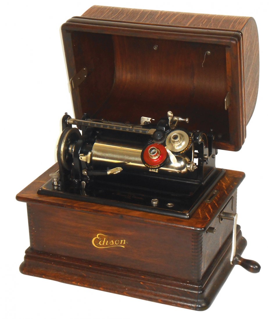 Music, Edison Business Phonograph Model D w/recorder & (1 of 1)