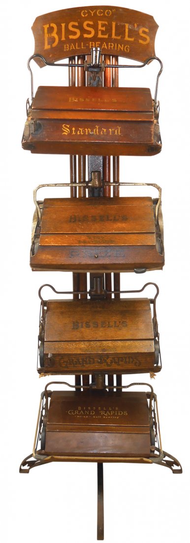 Country store carpet sweeper display, Bissell's, (1 of 1)