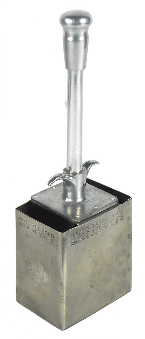 Ice cream mold, unknown maker, rectangular box marked (1 of 1)