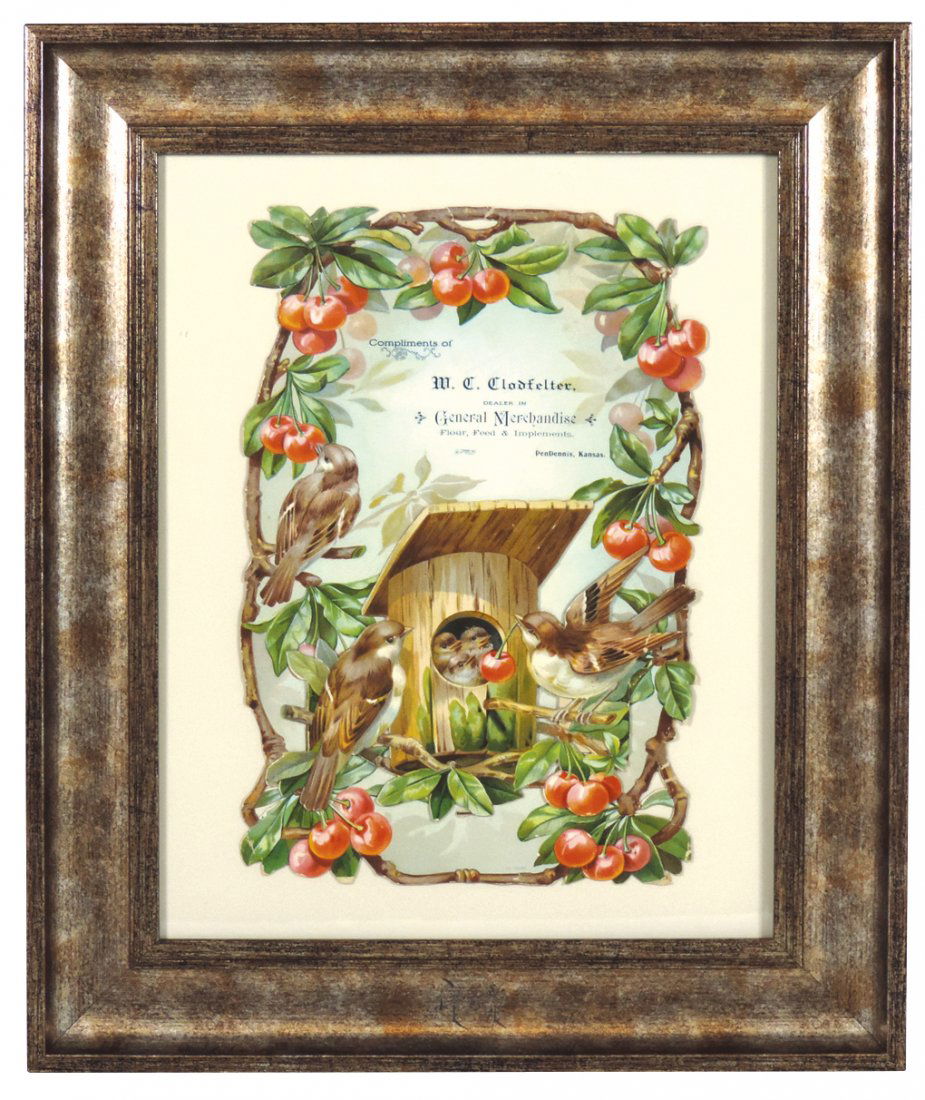 Advertising diecut, M.C. Clodfelter, Dealer in General (1 of 1)