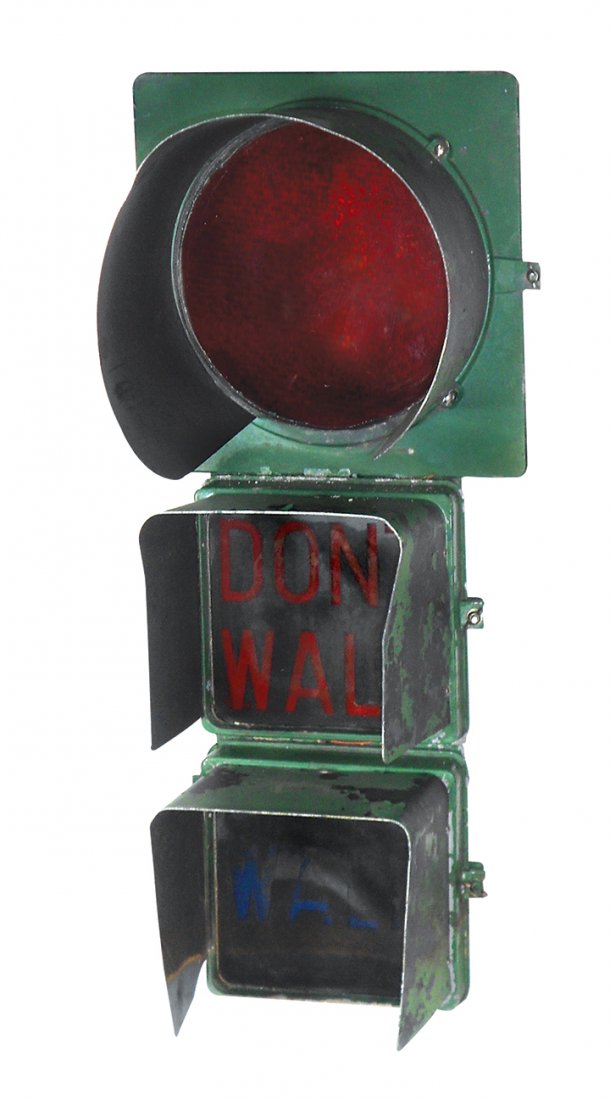 Traffic light, stop light w/3 lenses, mfgd by Econoline (1 of 1)