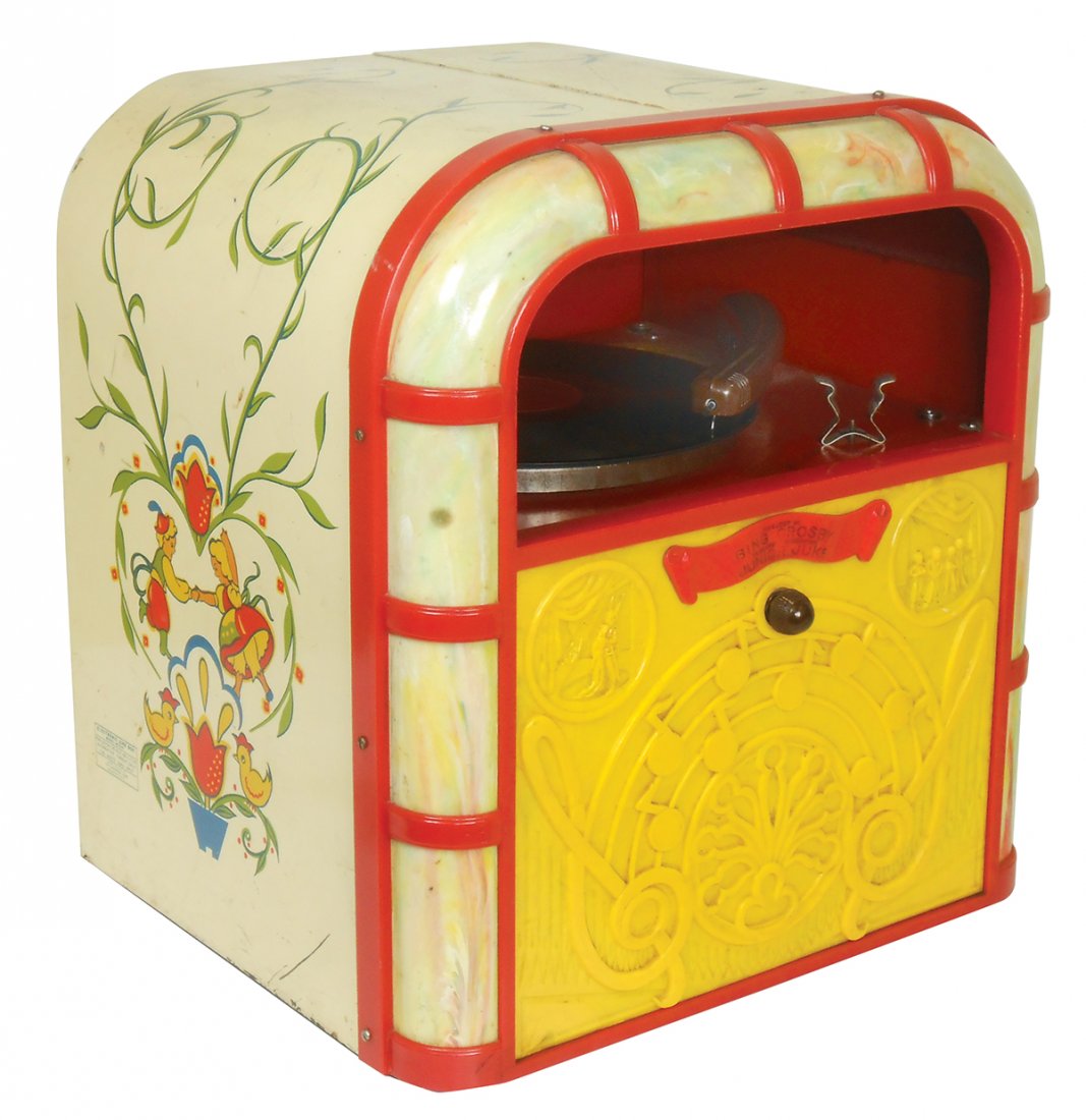 Jukebox, Bing Crosby Jr, painted metal w/description (1 of 1)