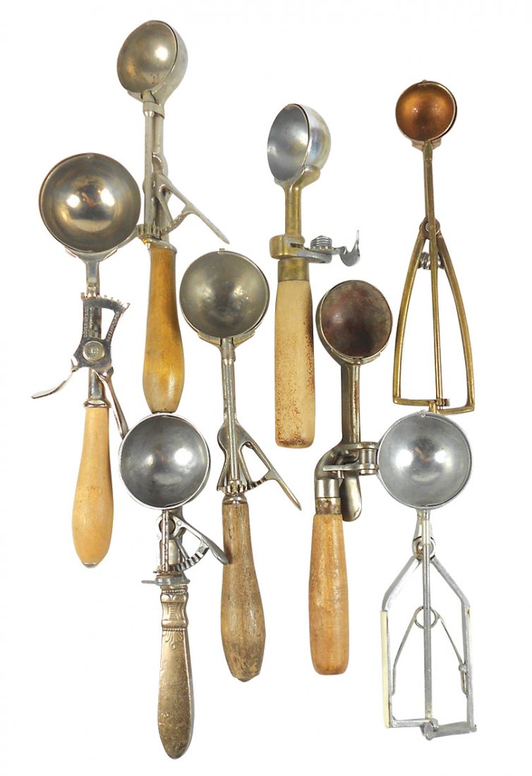 Ice cream dippers (8), Dover Mfg. Co. #12 bowl, no (1 of 1)