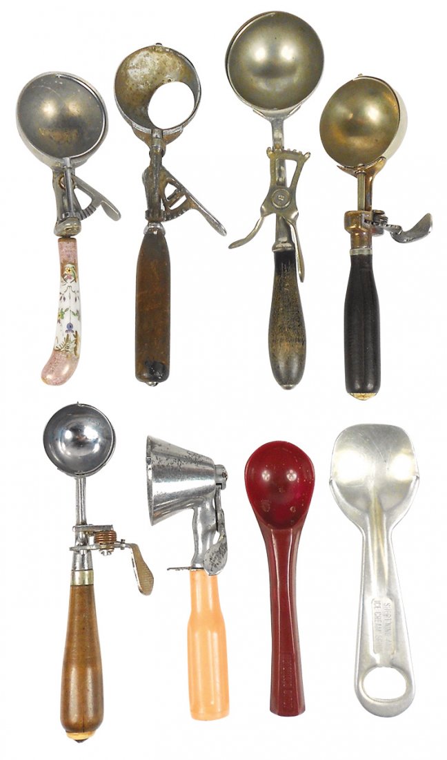 Ice cream dippers (8), Dover Mfg. Co. #8 bowl, no (1 of 1)