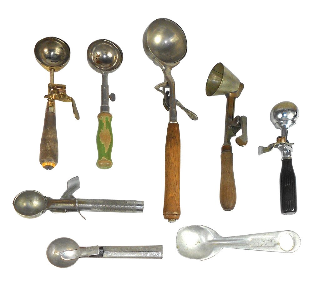 Ice cream dippers (8), Gem Spoon Co. #6 bowl; Erie (1 of 1)