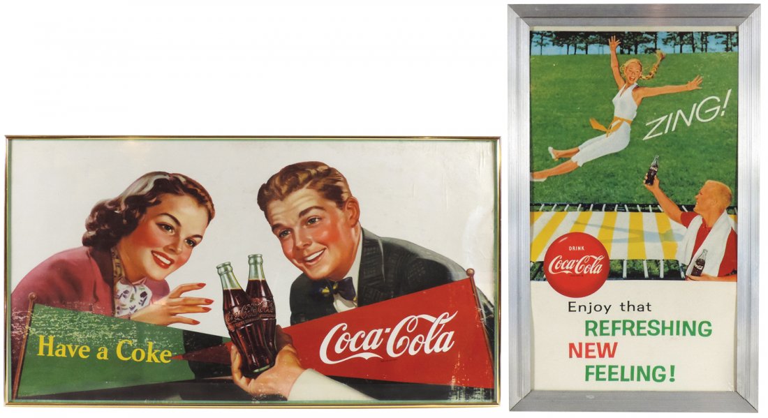 Coca-Cola signs (2), 2-sided cdbd summer & fall (1 of 1)