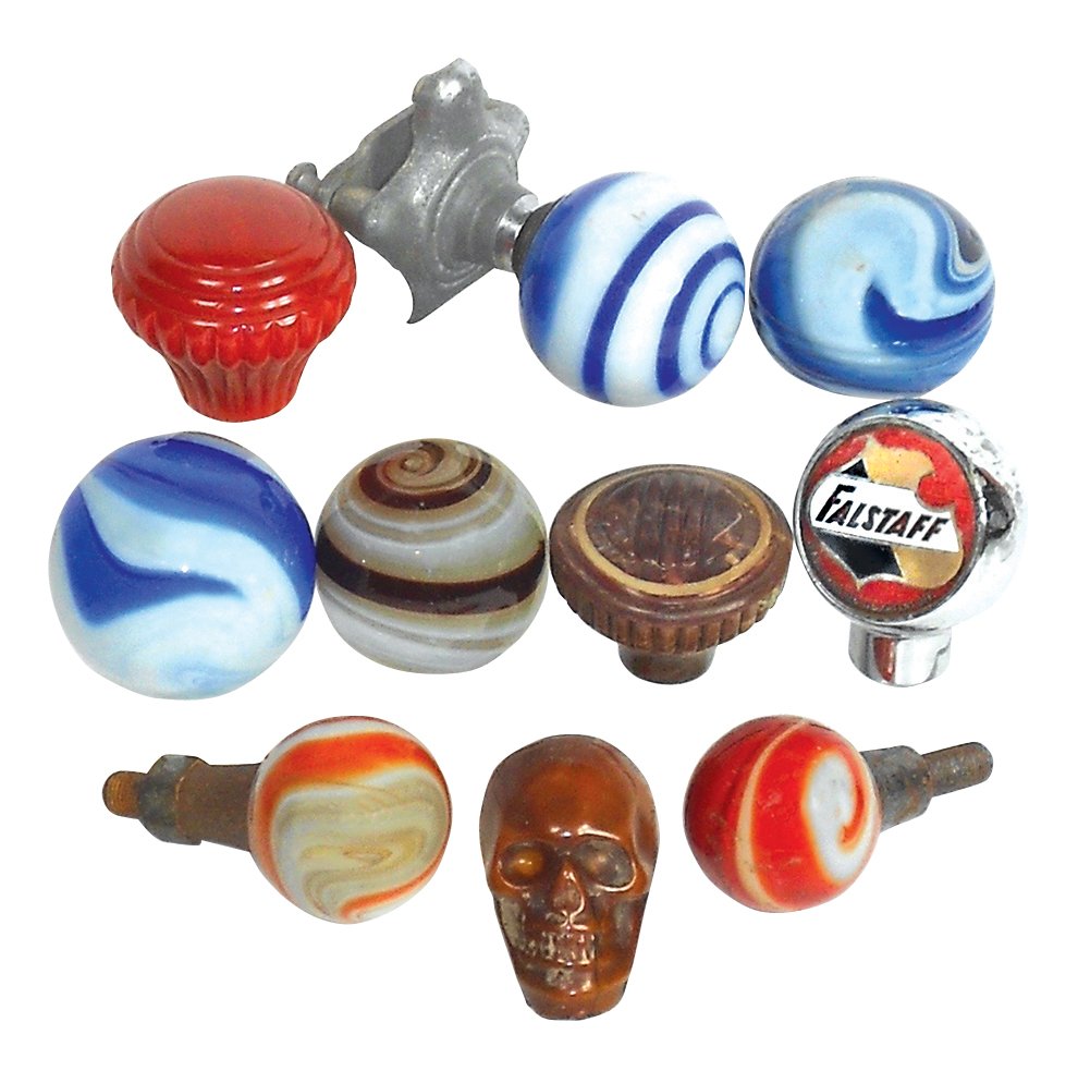 Automobile steering wheel & shifter knobs (10), glass (1 of 1)