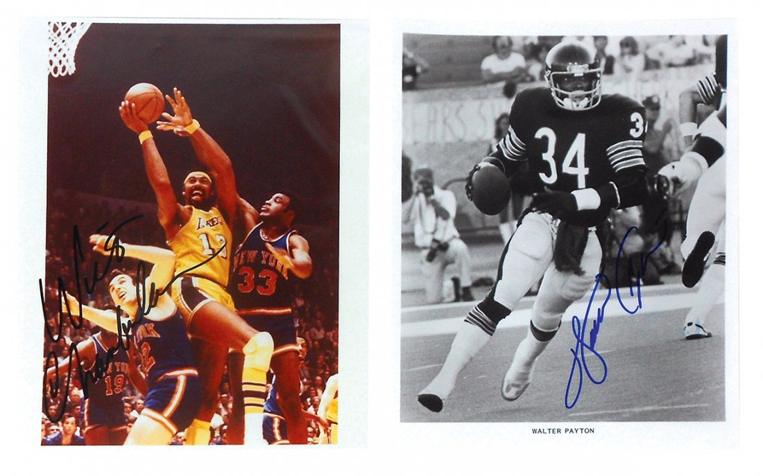 Autographed photos (2), Sports: Wilt Chamberlain, Los (1 of 1)