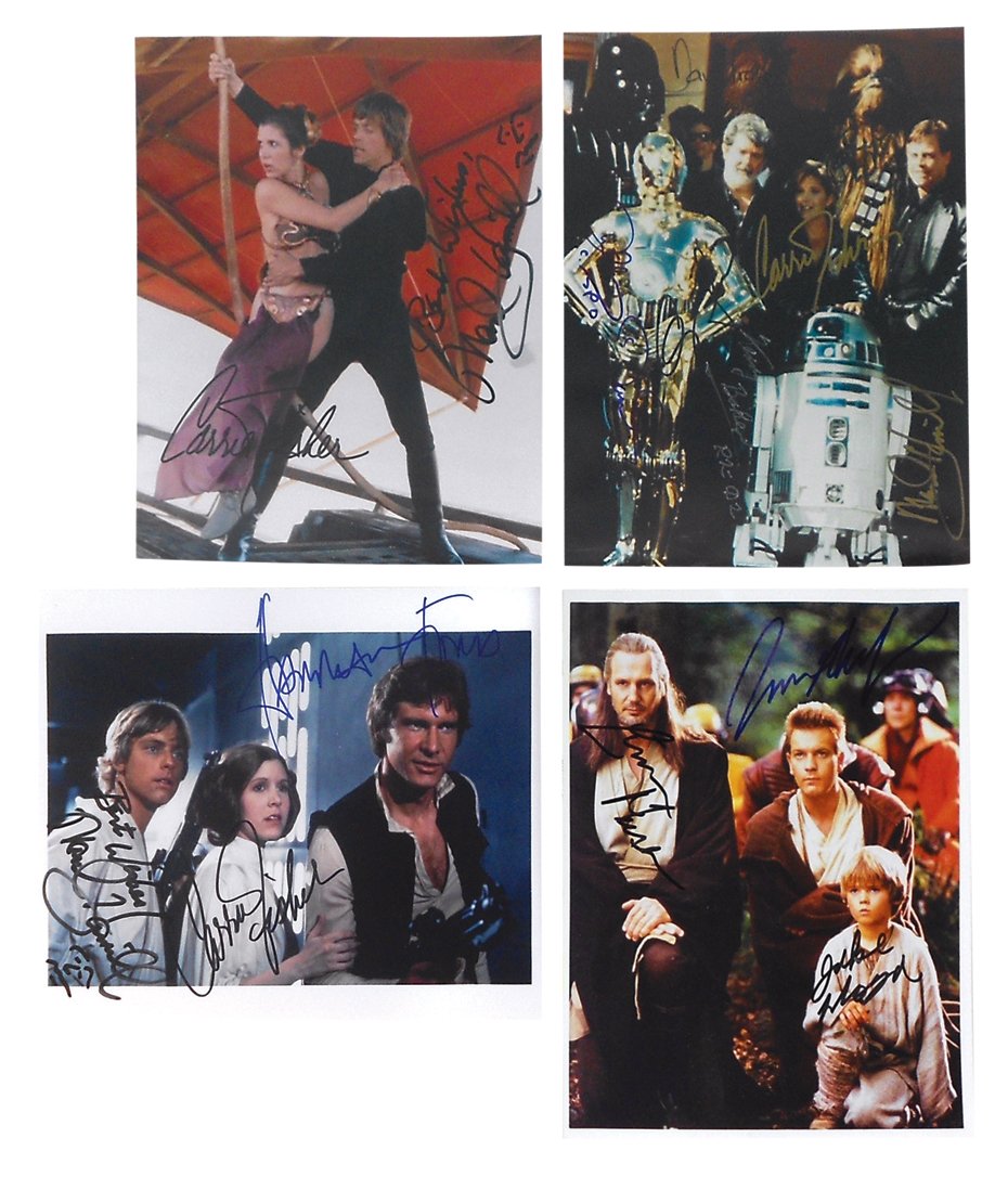 Autographed photos (4), Star Wars: groups from Episodes (1 of 1)