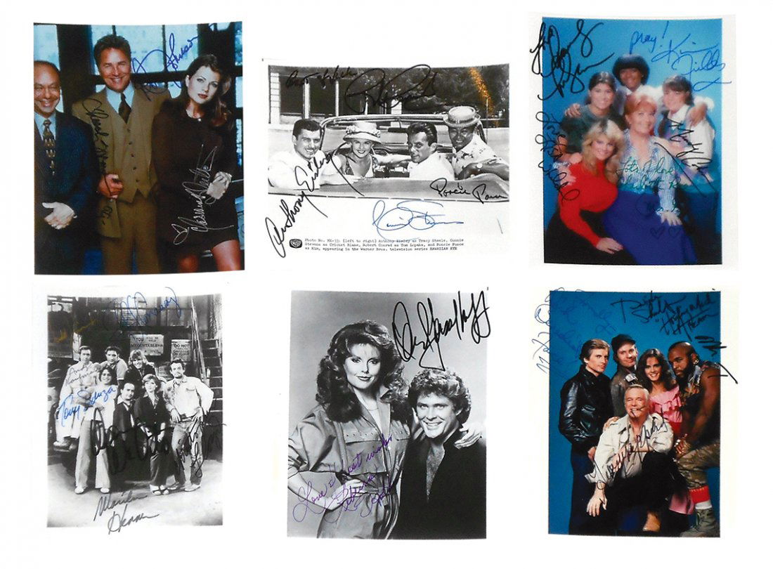 Autographed photos (6), Hawaiian Eye-Eisley, Stevens, (1 of 1)